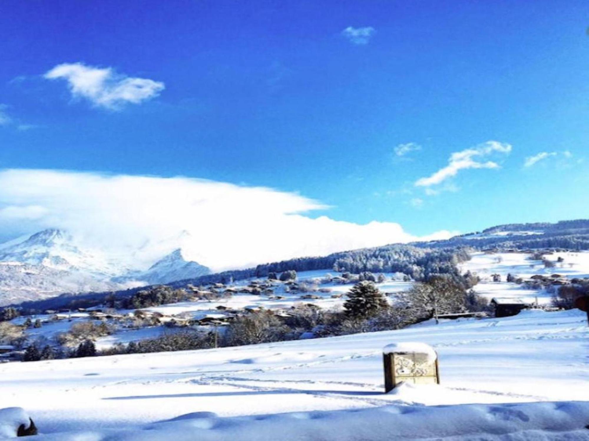 Les Aiguilles De Warens Aparthotel Combloux Bagian luar foto